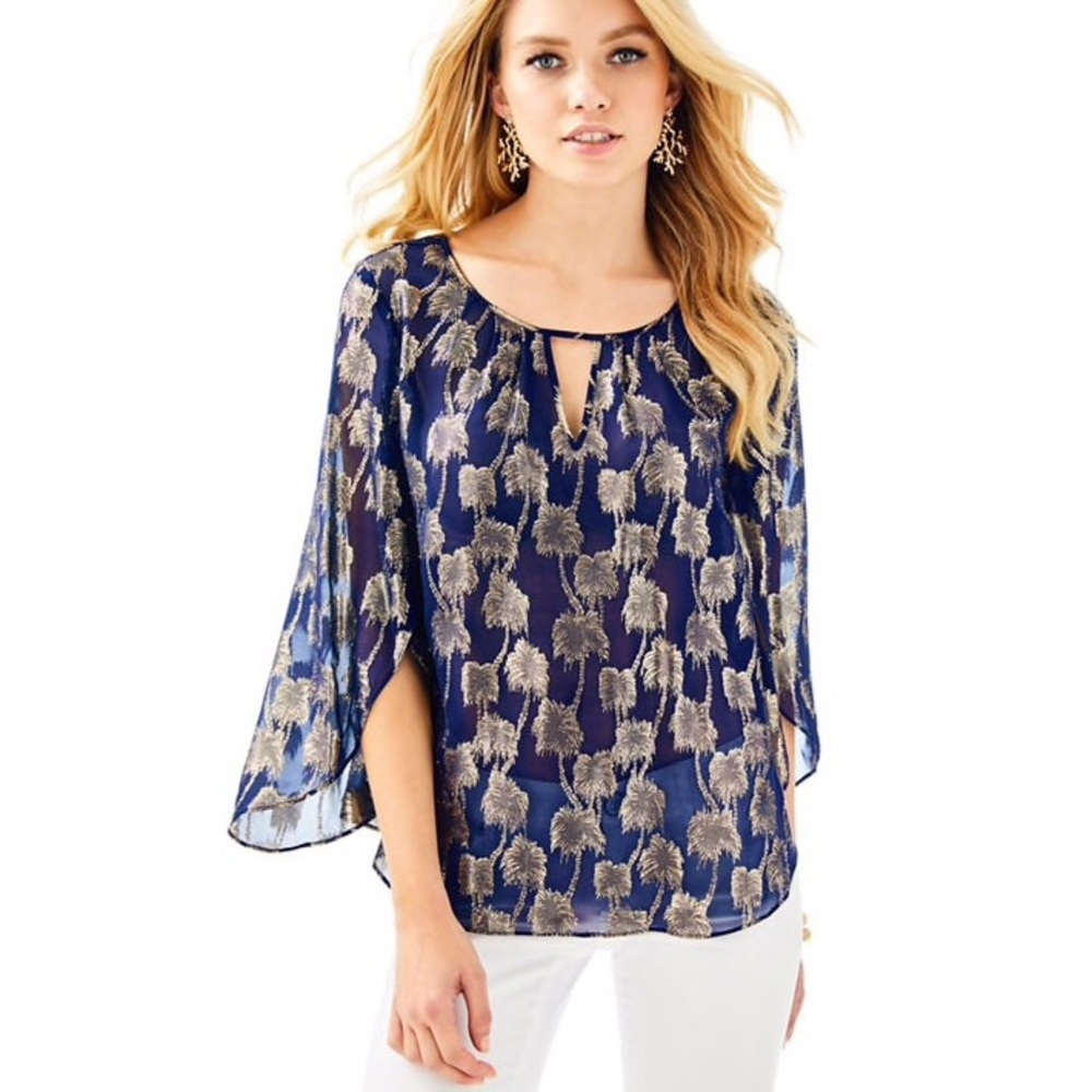 FINAL DAY! Lilly Pulitzer Beccer Silk Clip Top